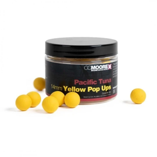 CC MOORE PACIFIC TUNA YELLOW POP UPS / 14MM 1 CC MOORE PACIFIC TUNA YELLOW POP UPS / 14MM