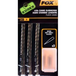 FOX EDGES™ Submerge Camo Leader Kwik Change 40lb