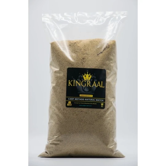 KINGRAAL Groundbait Carp Method Natural Match - 2kg 4 KINGRAAL Groundbait Carp Method Natural Match - 2kg - Afbeelding 4