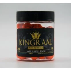 KINGRAAL Mini Dumbell Orange Hot Spice 8mm 50gr -Winkel Voor Visbenodigdheden kingraal mini dumbell orange hot spice 8mm 50gr km52 hookbaits 2