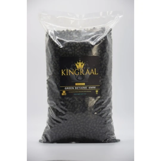 KINGRAAL Pellets Green Betaine 6mm - 2kg 3 KINGRAAL Pellets Green Betaine 6mm - 2kg - Afbeelding 3