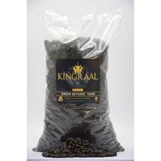 KINGRAAL Pellets Green Betaine 6mm - 2kg 1 KINGRAAL Pellets Green Betaine 6mm - 2kg