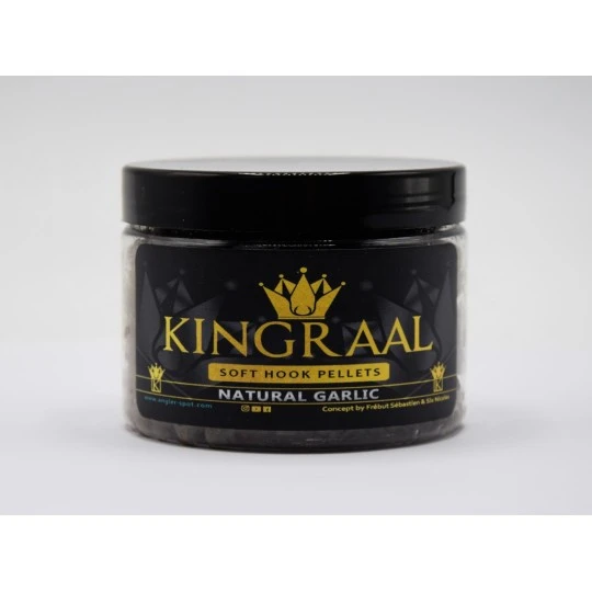 KINGRAAL Soft Hook Pellet 4mm Natural Garlic 100gr 2 KINGRAAL Soft Hook Pellet 4mm Natural Garlic 100gr - Afbeelding 2