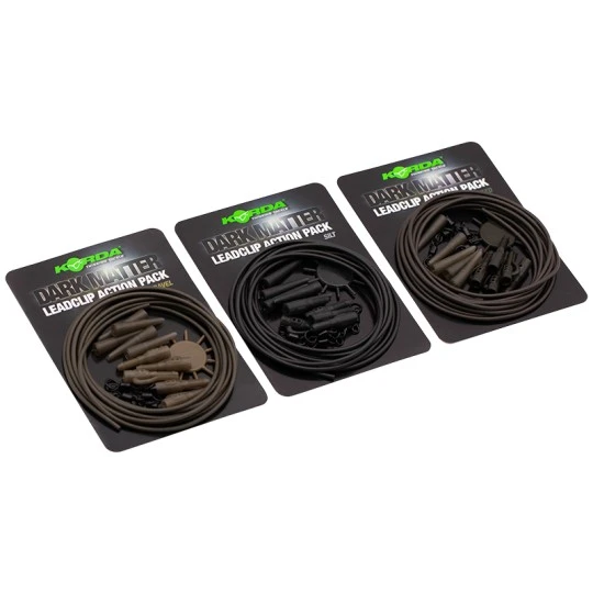 KORDA Dark Matter Lead Clip Action Pack 1 KORDA Dark Matter Lead Clip Action Pack