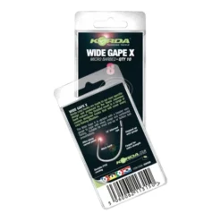 KORDA Wide Gape X Micro-Barbed -Winkel Voor Visbenodigdheden korda wide gape x micro barbed kwgx2 kwgx4 kwgx6 kwgx8 kwgx10 haken 2