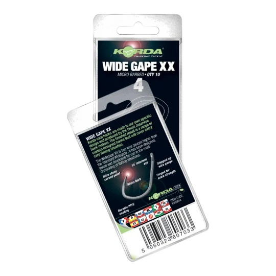 KORDA Wide Gape XX Micro-Barbed 1 KORDA Wide Gape XX Micro-Barbed