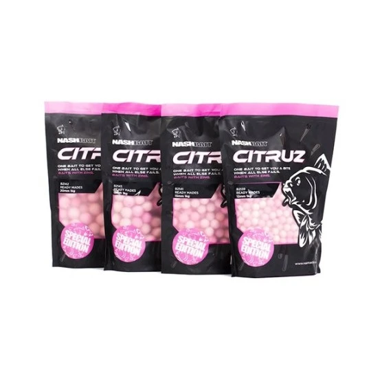 NASH Citruz Boilies Pink 1kg 1 NASH Citruz Boilies Pink 1kg