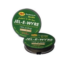 TNT JEL-E-WYRE Fluron Sinking Coated Hooklink - Weed 20m